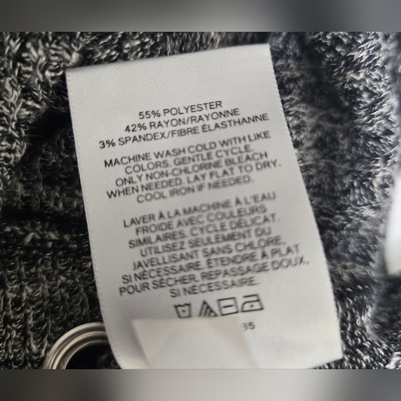 *NWT* Express Black/White Lace-Up Ribbed Bodysuit Festival Dark Academia Edgy, S - Picture 7 of 7